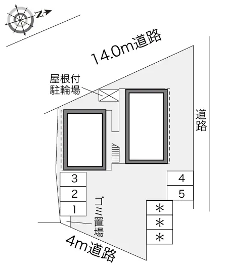★手数料０円★厚木市長谷 月極駐車場
